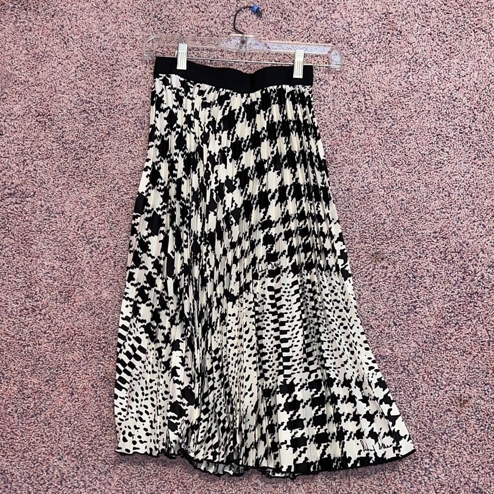 Pleated Midi Skirt